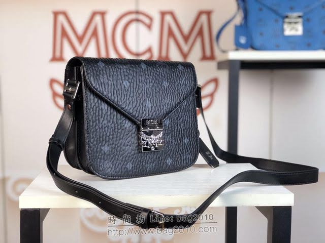 MCM女包 原單 6230 Patricia郵差單肩包 MCM經典圖案 MCM斜挎女包  mdmc1367
